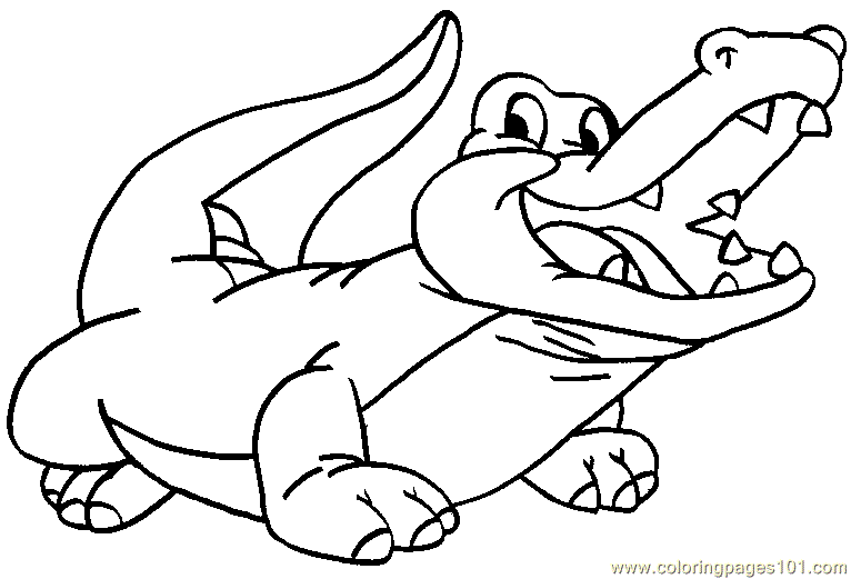 Alligator Coloring Pages Pdf