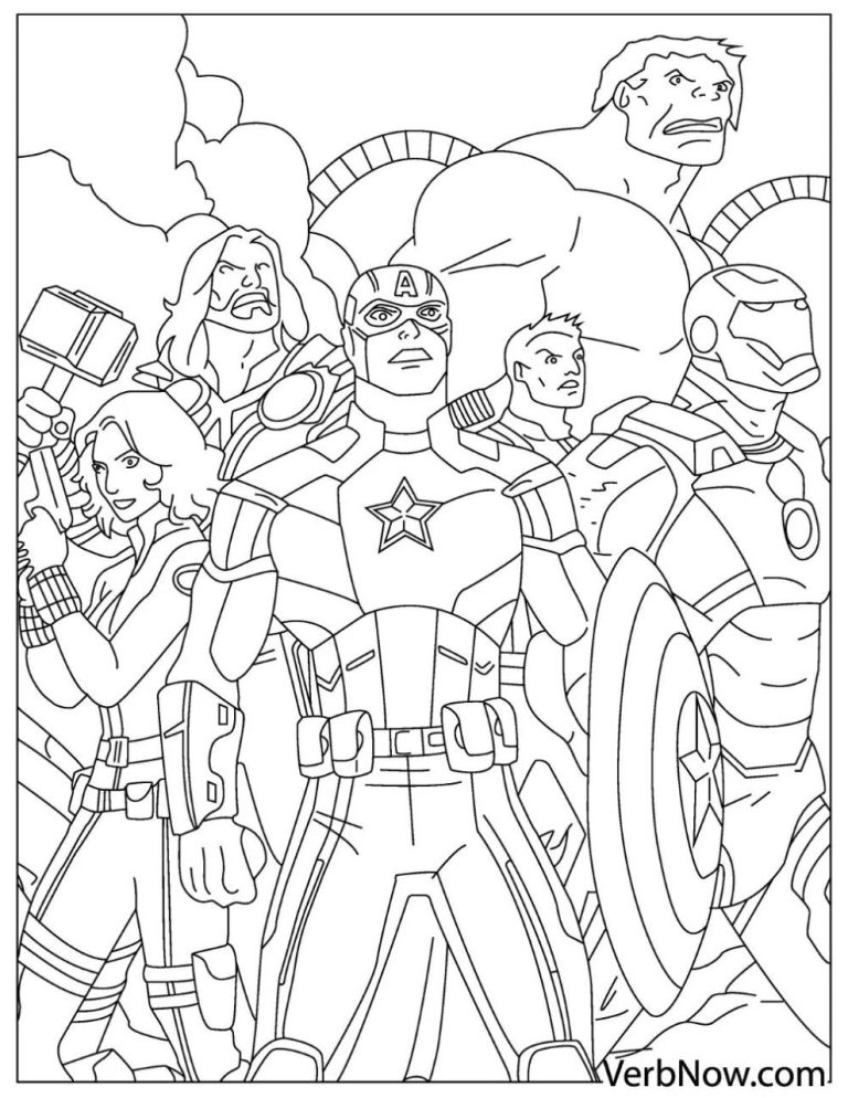 Avenger Coloring Page