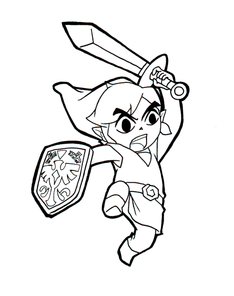 Link Coloring Pages