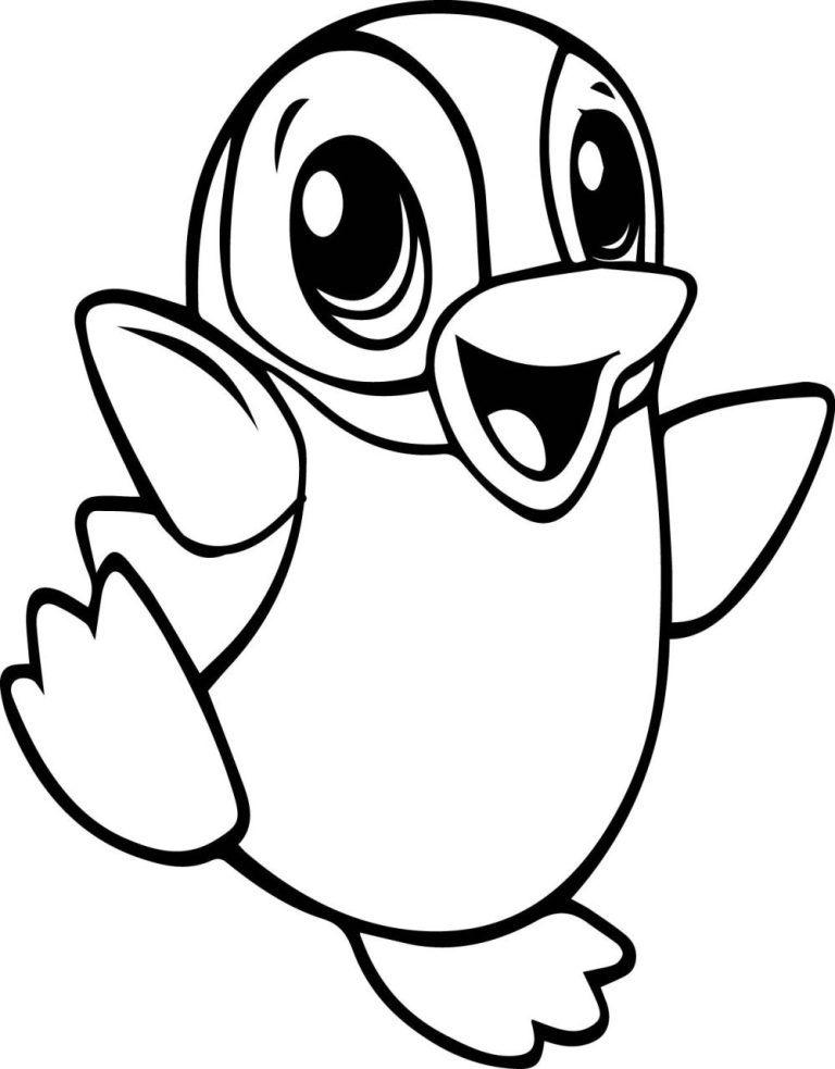 Coloring Pages Penguin