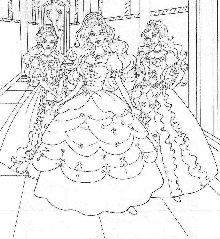 Barbie Coloring Pages Printable