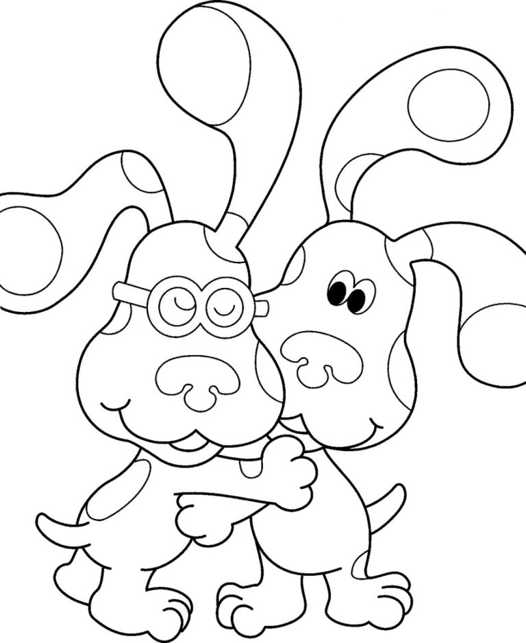 Blue's Clues Colouring Pages Printable