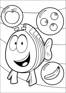 25 Free Printable Bubble Guppies Coloring Pages