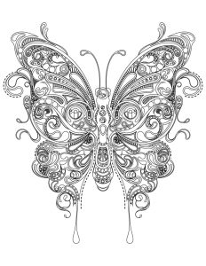 Butterfly Coloring Pages for Adults Best Coloring Pages For Kids