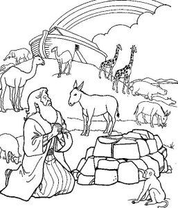 Noah's Ark Printable Coloring Pages