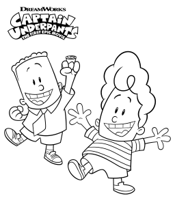 Captain Underpants Coloring Pages Best Coloring Pages For Kids