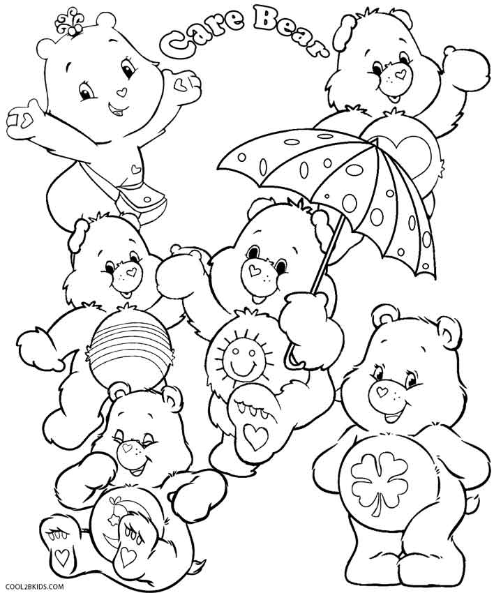 Care Bear Coloring Picture