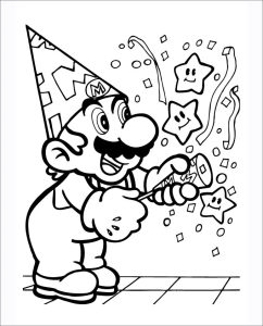 Mario Coloring Pages Free Coloring Pages Free & Premium Templates