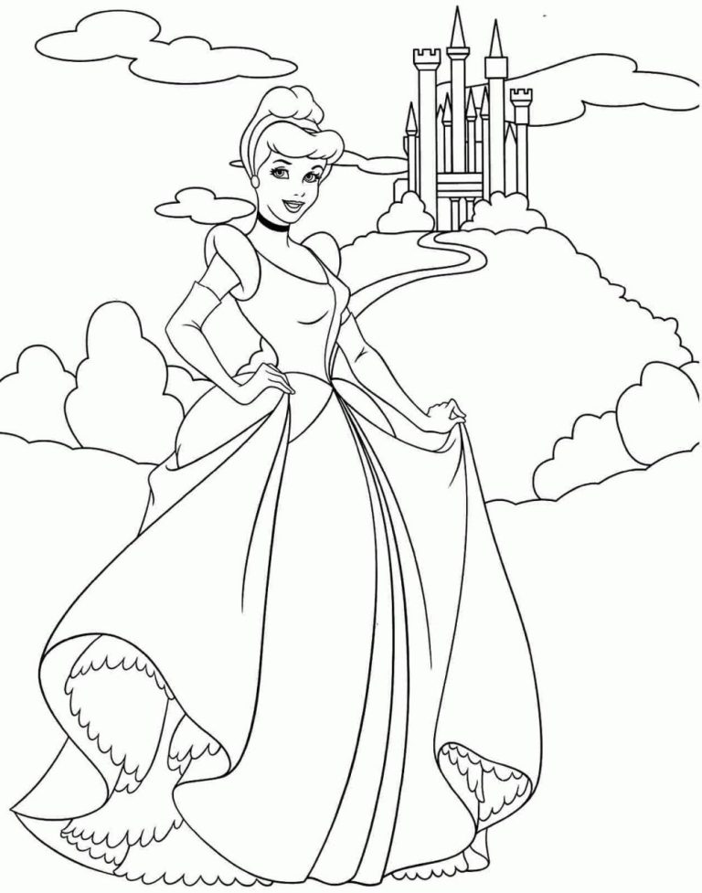 Cinderella Coloring Pages Online
