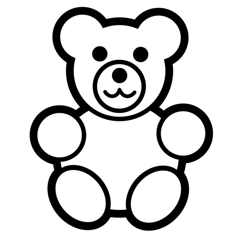 Coloring Page Of A Bear