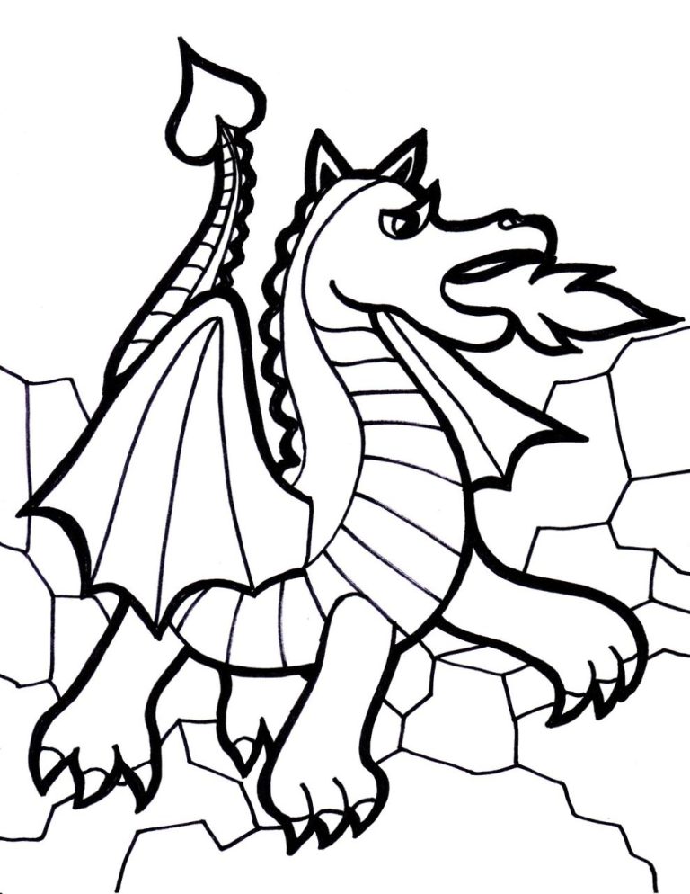 Dragons Printable Coloring Pages