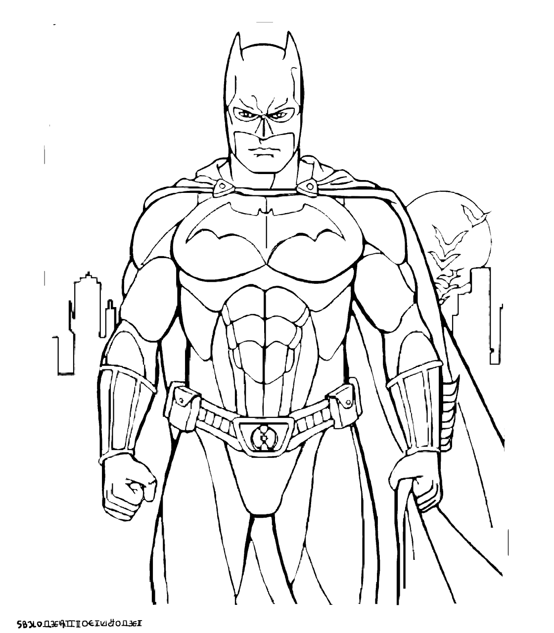 Batman to download for free Batman Kids Coloring Pages