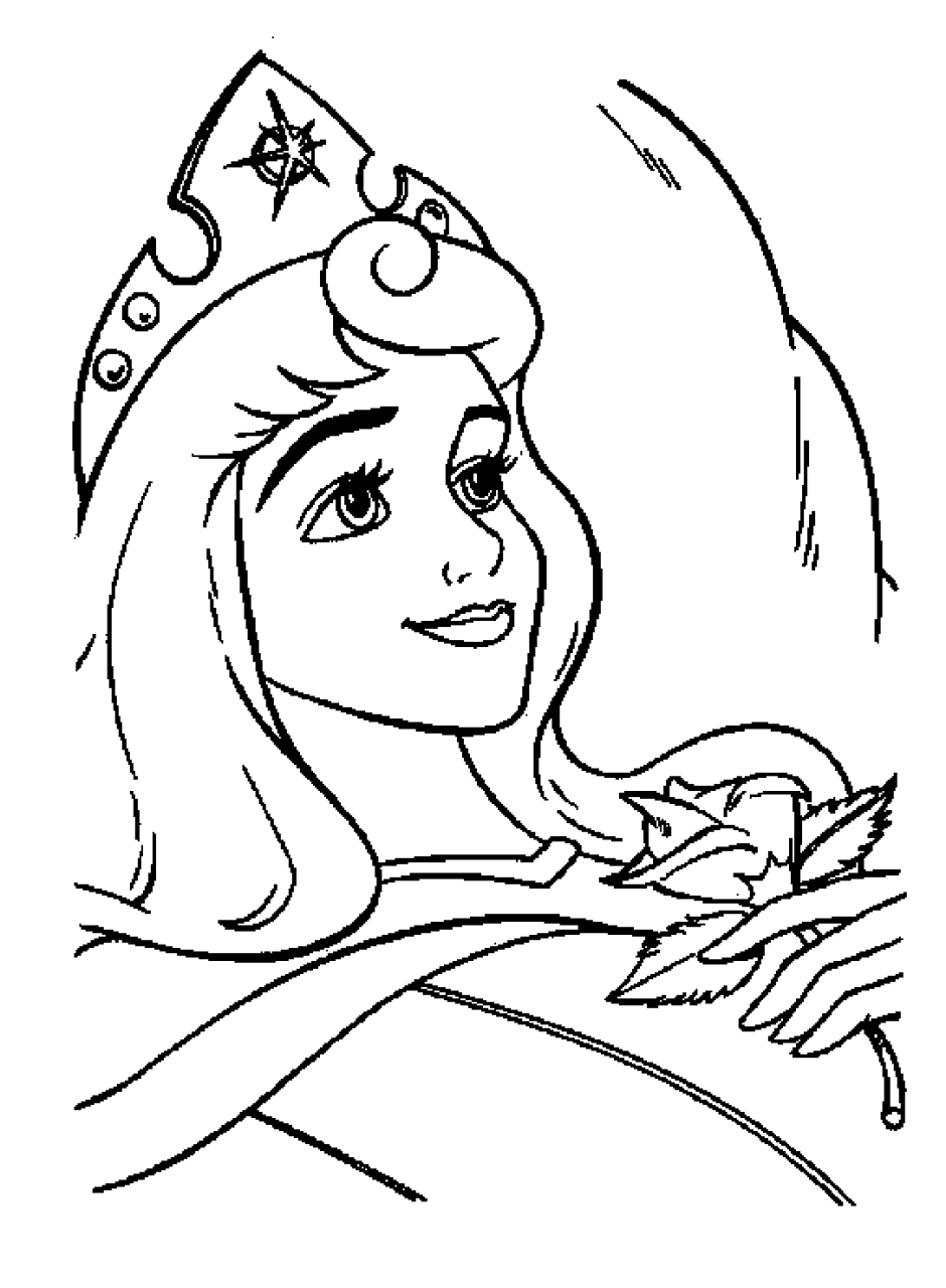 Sleeping beauty for children Sleeping beauty Kids Coloring Pages