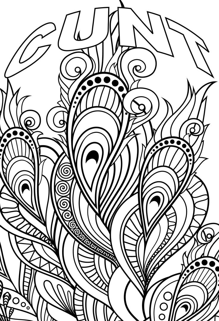 Cuss Word Coloring Pages