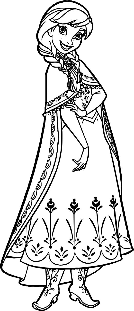 Anna Coloring Pages