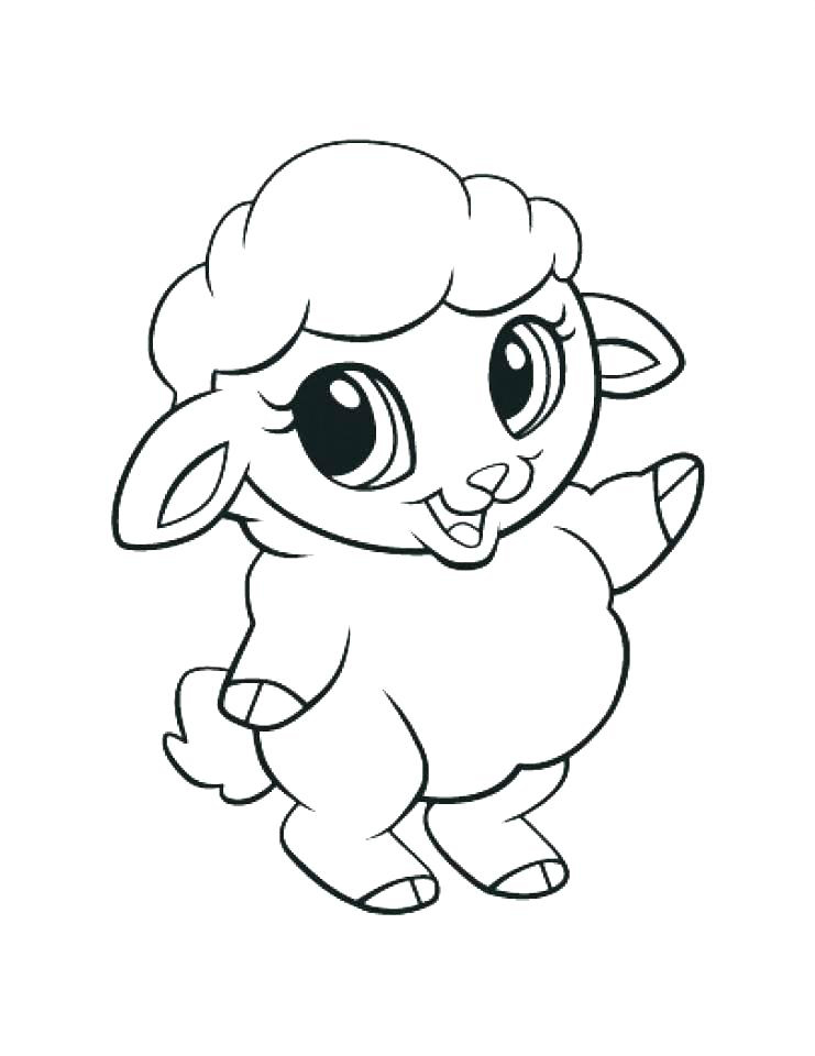 Coloring Pages Cute Animals
