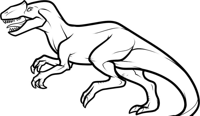 Dinosaur Coloring Pages For Toddlers Free