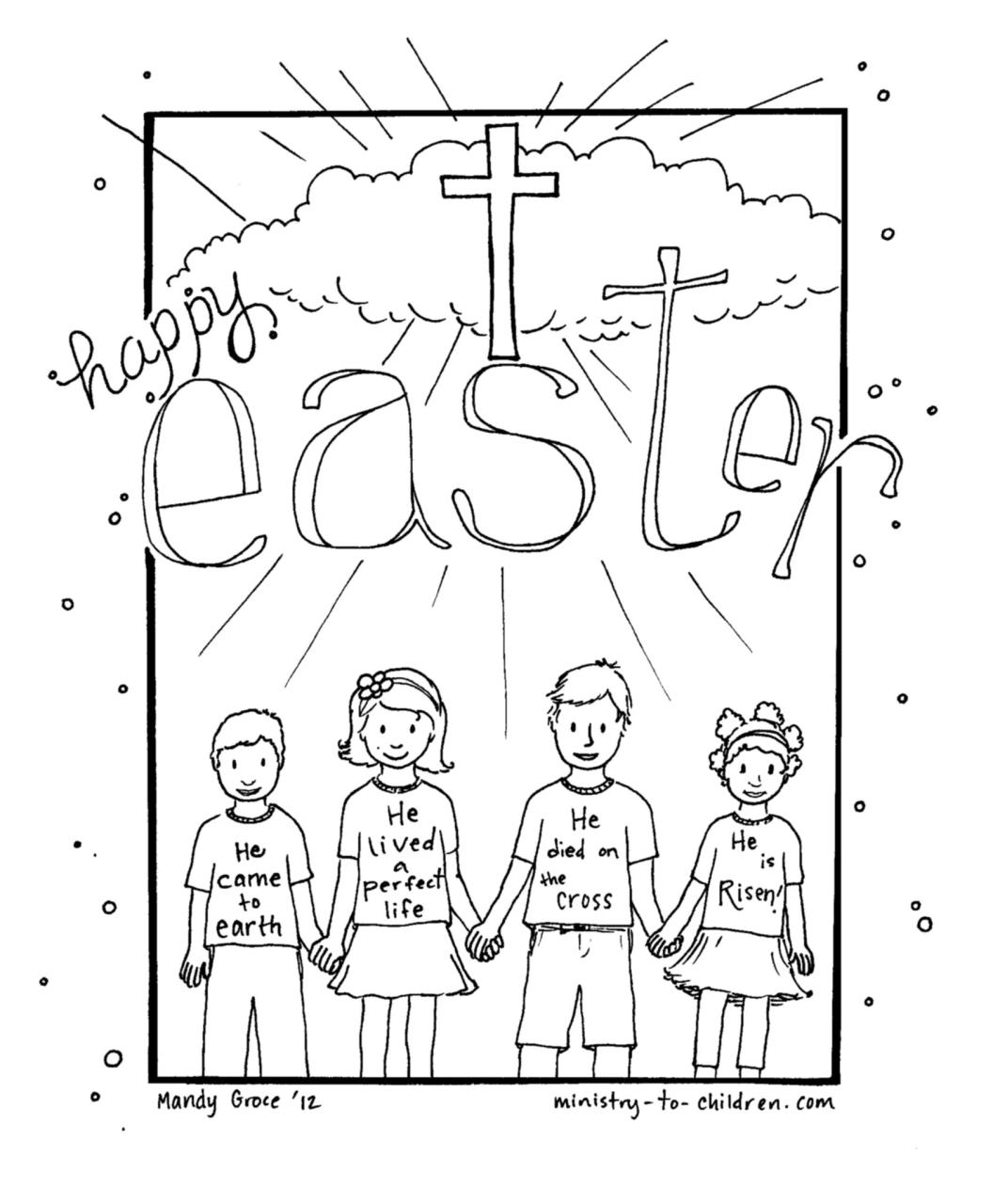 Easter Coloring Bundle (FREE) Download Only The Sunday School Store