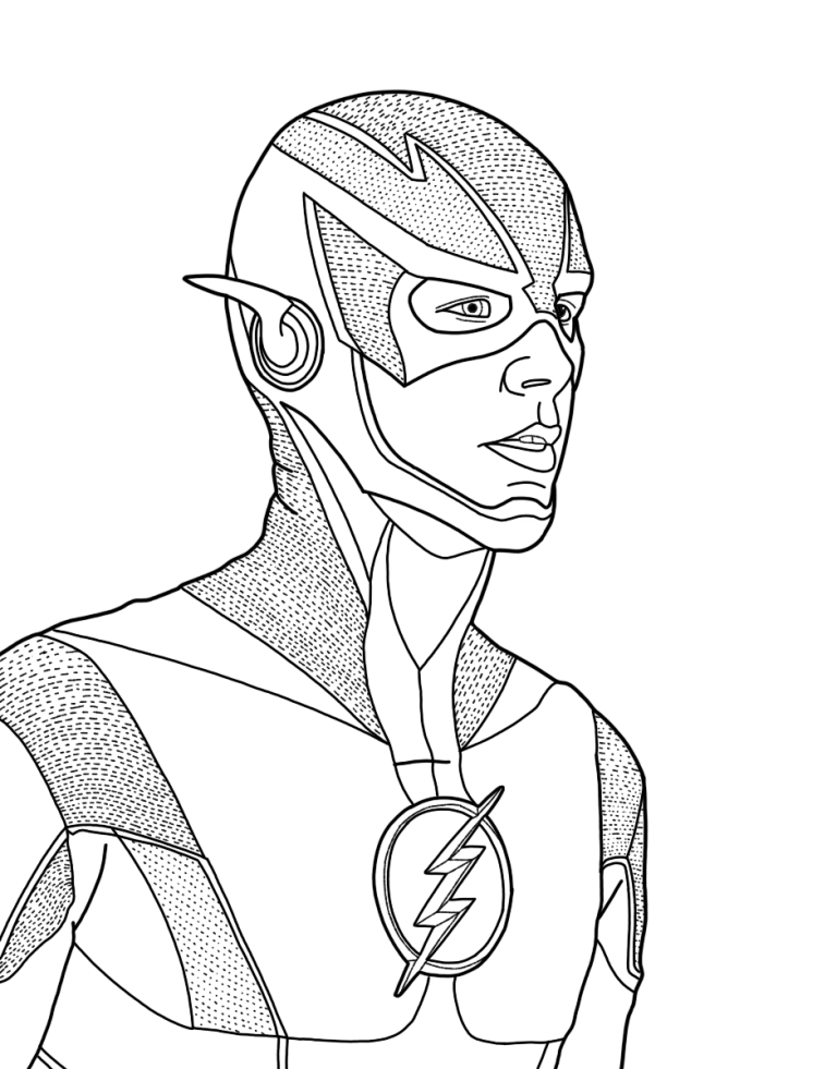 Coloring Pages The Flash