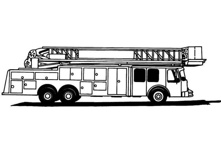 Fire Truck Coloring Pictures