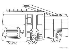 Free Printable Fire Truck Coloring Pages For Kids