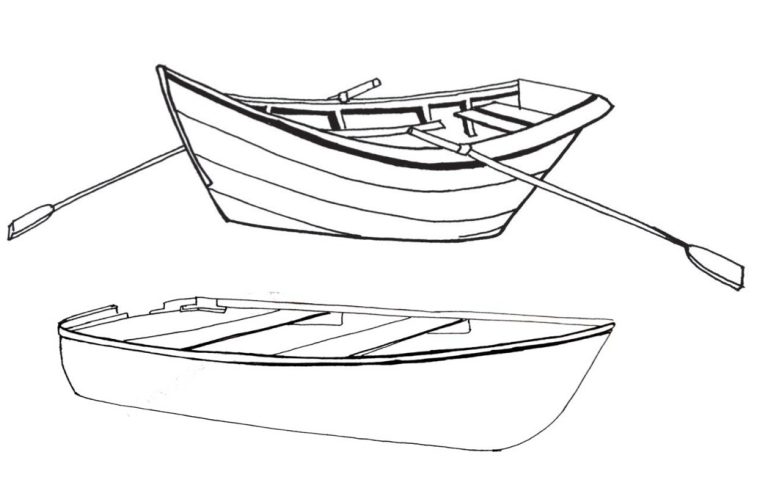 Coloring Pages Of Boats
