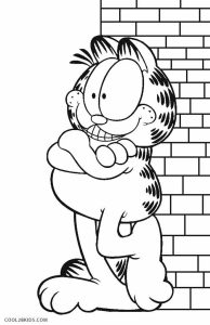 Printable Garfield Coloring Pages to Kids Cool2bKids