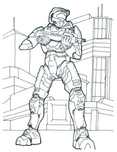 20+ Free Printable Halo Coloring Pages