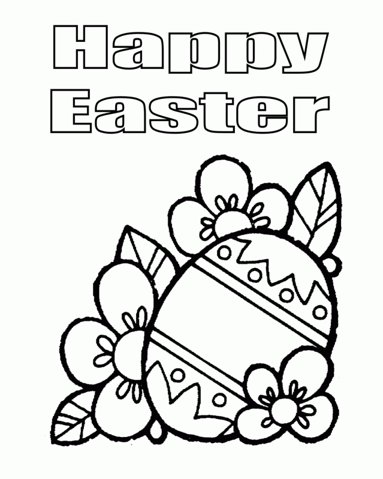 Colouring Pages For Easter