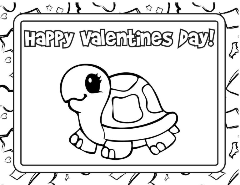 Free Valentine Coloring Pages