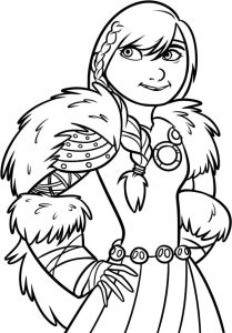 How To Train Your Dragon Hiccup Girlfriend Coloring Pages Coloring Sky