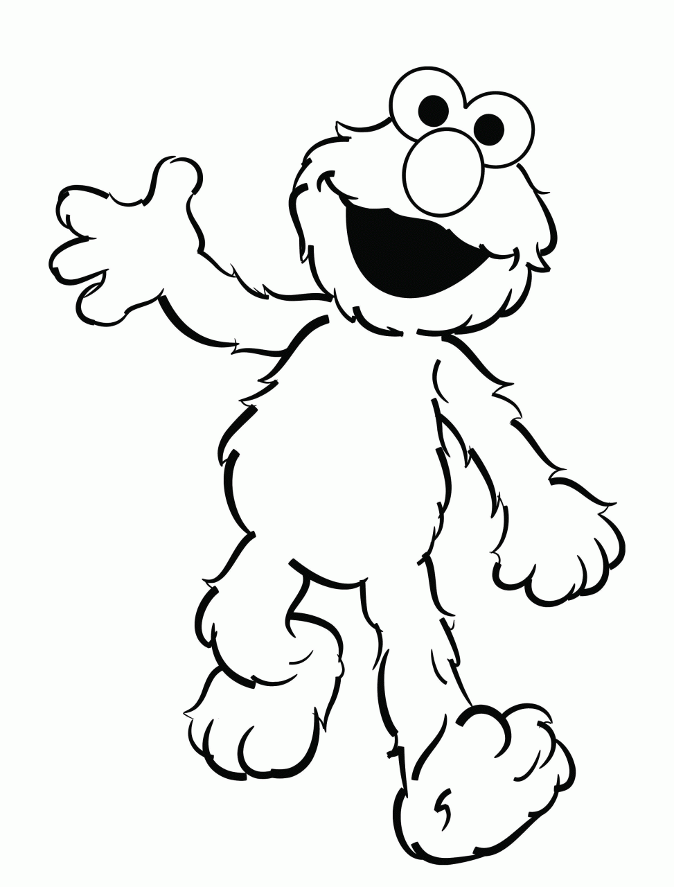 Sesame Street Coloring Page For Free Sesame Street Zoe Coloring