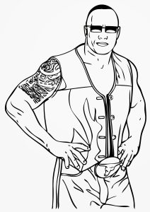 Wwe Coloring Pages Undertaker Coloring Home