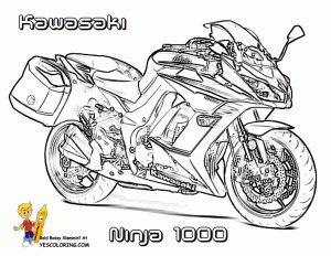 Rugged Motorcycle Coloring Book Pages Triumph Free Coloring