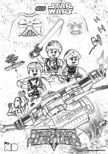 LEGO Star Wars Coloring Pages The Freemaker Adventures