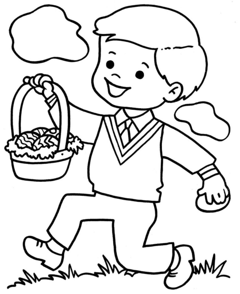 Boy Coloring Pages