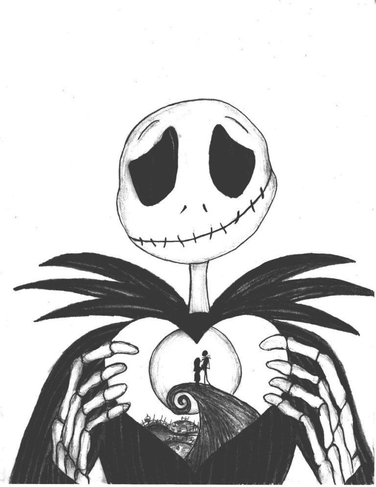 Coloring Pages Nightmare Before Christmas