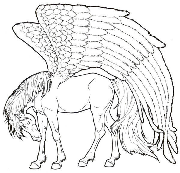 Coloring Pages Of Pegasus