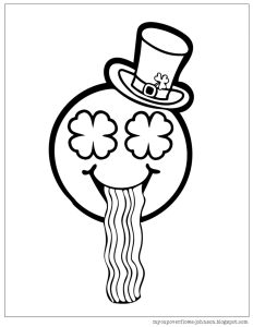 My Cup Overflows St. Patrick's Day Coloring Pages
