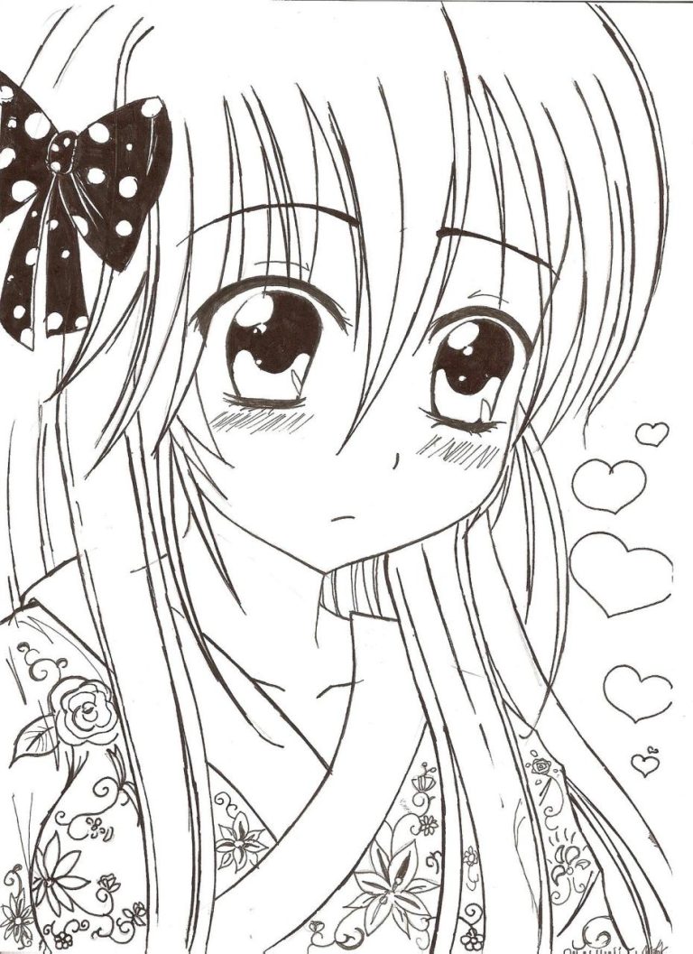 Coloring Pages Of Anime