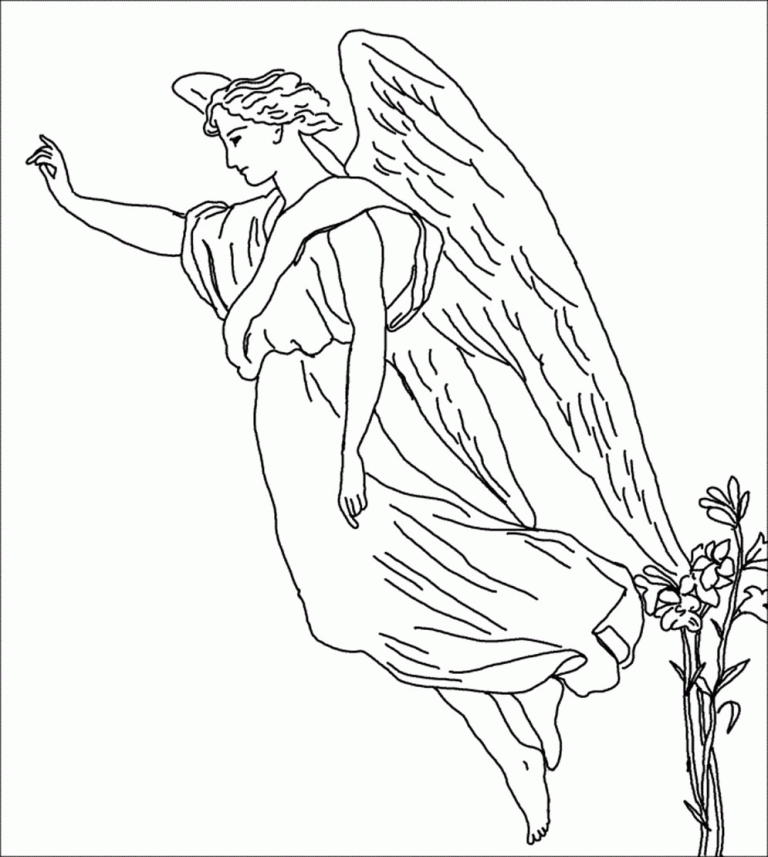Angel Coloring Pages