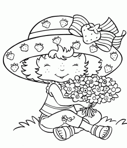 Printable Strawberry Shortcake Coloring Pages Coloring Me Coloring Home