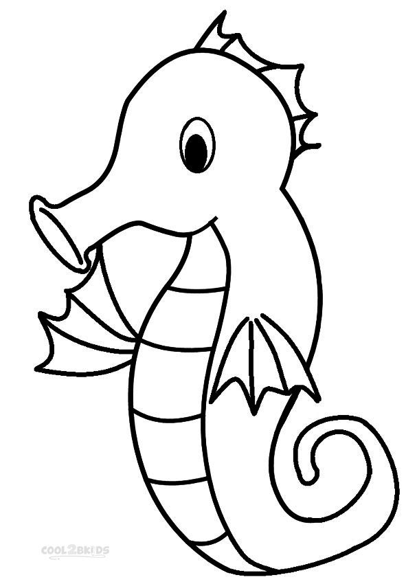 Sea Pony Coloring Pages