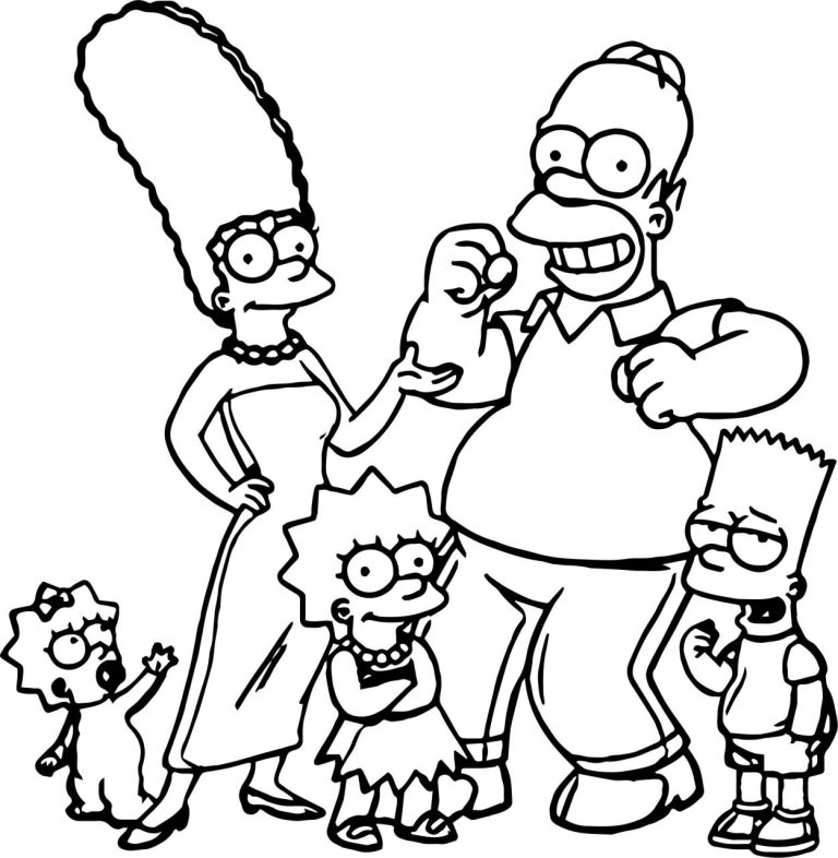 Simpsons Coloring Book