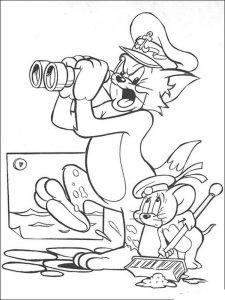 Download 297+ Cartoons Tom And Jerry Coloring Pages PNG PDF File