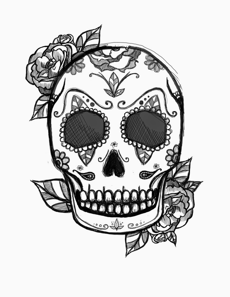 Skull Coloring Pages Printable