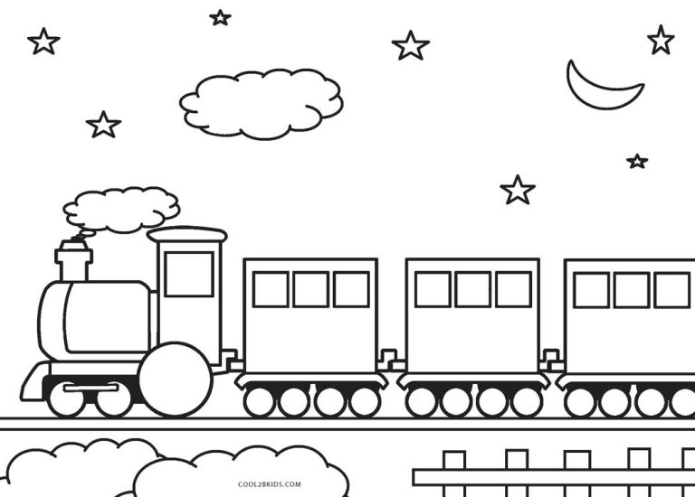 Coloring Train Pages