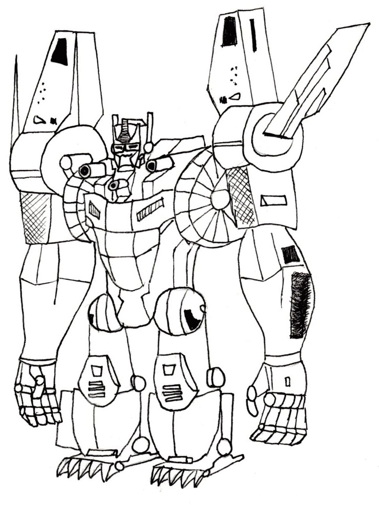 Free Printable Transformers Coloring Pages For Kids