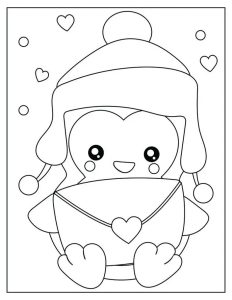 Cute Animal Coloring Pages for Valentine's Day Party + Bright