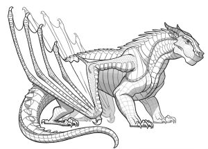 Wings Of Fire Coloring Pages Ice Wing K5 Worksheets